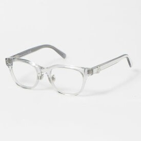 モンクレール MONCLER メガネ 眼鏡 アイウェア レディース メンズ （クリアグレー/ホワイト）