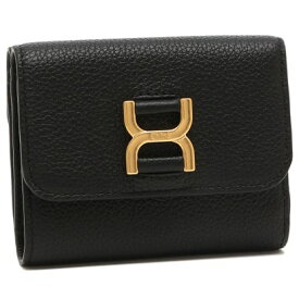 クロエ Chloe 三つ折り財布 マーシー ミニ財布 ブラック レディース CHLOE CHC23AP099I31 001 （BLACK）