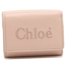 クロエ Chloe 三つ折り財布 センス ミニ財布 ピンク レディース CHLOE CHC23AP875I10 6J5 （CEMENT PINK）