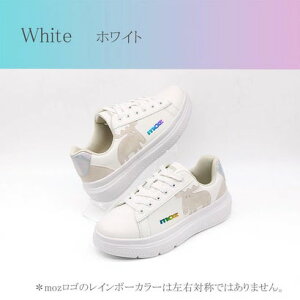 モズ スウェーデン ローゴン MOZ SWEDEN LAGOM スタイルUP 厚底スニーカー (シロ)