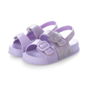 �����b�T melissa MINI MELISSA COZY SANDAL BB �iLILAC/GLITTER�j