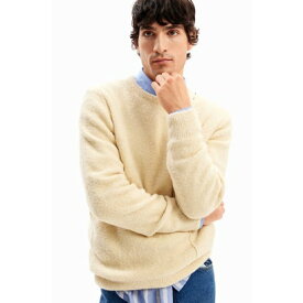 デシグアル Desigual 刺繍 ウールセーター （ホワイト）