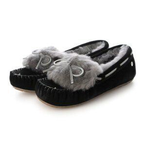 エミュ オーストラリア EMU Australia レディース シューズ モカシン ファー Amity Cuff W11200 (ブラック)