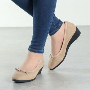 リボン付きスクエアモールドパンプス / 1183