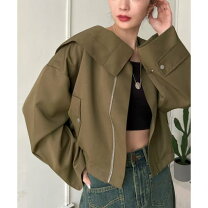 楽天市場】セーラーカラー（カラーカーキグリーン）（コート  