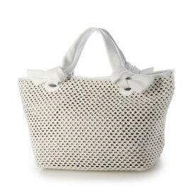 アルマトヌッティ ALMA TONUTTI レザーハンドルメッシュバッグ （ホワイトコンビ）