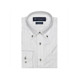 トーキョーシャツ TOKYO SHIRTS 【超形態安定】 ボタンダウンカラー 長袖ワイシャツ 綿100% （グレー）