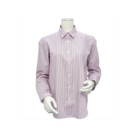 トーキョーシャツ TOKYO SHIRTS 形態安定 レギュラー衿 長袖レディースシャツ カジュアル仕様 （ピンク）