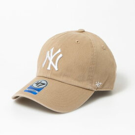 フォーティーセブン 47 キャップ キッズ 帽子 子供 野球チーム オールシーズン 調節可能 クリーンナップ 柔らか 刺繍ロゴ BRAND KIDS CLEAN UP （ヤンキースカーキ）