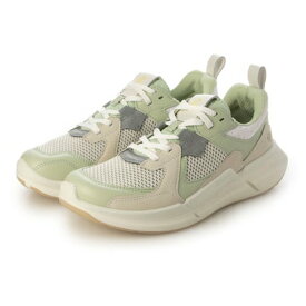 エコー ECCO ウィメンズ 本革 アスレジャー スニーカー バイオム 2.2 （MATCHA/SHADOW WHITE/SHADOW WHITE）