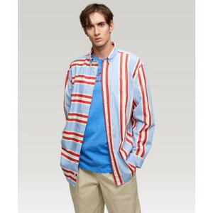 g~[ qtBK[ TOMMY HILFIGER SPORT PLACED STRIPE SHIRT ibhj