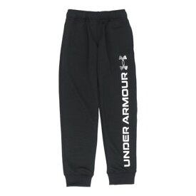 アンダーアーマー UNDER ARMOUR ジュニア ジャージパンツ UAトラックパンツ 1384689 （Black / / White）