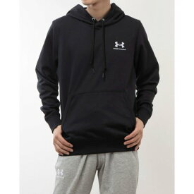 アンダーアーマー UNDER ARMOUR メンズ スウェットパーカー UAエッセンシャルテリー フーディー 1384820 （Black / /）