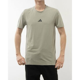 アディダス adidas メンズ 半袖機能Tシャツ Designed for Training ワークアウト半袖Tシャツ IS3817 （シルバーペブル）