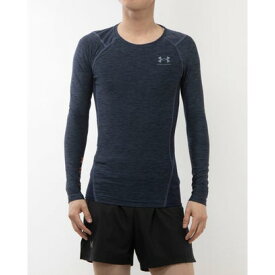 アンダーアーマー UNDER ARMOUR メンズ フィットネス 長袖コンプレッションインナー UAヒートギアアーマー コンプレッション ノベルティ ロングスリーブ シャツ 1384790 （DownPour Gray//）