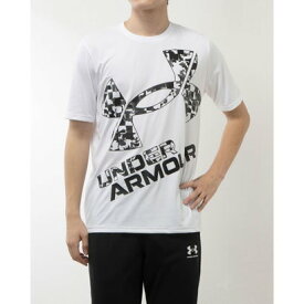 アンダーアーマー UNDER ARMOUR メンズ 半袖機能Tシャツ UAテック XLロゴ ショートスリーブTシャツ 1384796 （White//）