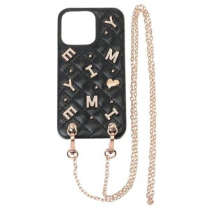 �G�C�~�[�C�X�g���[�� EIMY ISTOIRE Silky Pearl EIMY iPhone�P�[�X15PRO �iBLACK�j