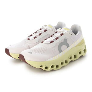 オン On CLOUDMONSTER/クラウドモンスター 厚底 ランニング シューズ M 61 (ホワイト×イエロー)