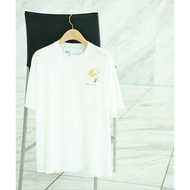 ドレステリア DRESSTERIOR TICCA（ティッカ）【別注】フラワー刺繍Tシャツ （ホワイト(001)）