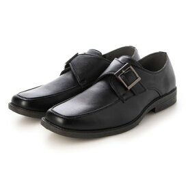デクト Dect ビジネスシューズ メンズ 防水 雨天兼用 幅広 4e クッション性 モンクストラップ メンズシューズ 紳士靴 （ブラック）