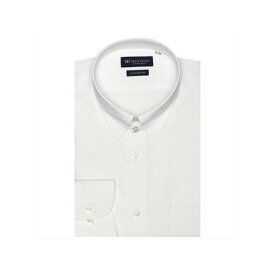 トーキョーシャツ TOKYO SHIRTS 【透け防止】 形態安定 タブカラー 綿100% 長袖 ワイシャツ （ホワイト）