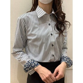 トーキョーシャツ TOKYO SHIRTS 形態安定 レギュラー衿 長袖 レディースシャツ （ブラック）