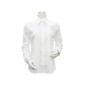 トーキョーシャツ TOKYO SHIRTS 【ストレッチ】 形態安定 レギュラー衿 長袖 レディースシャツ （ホワイト）