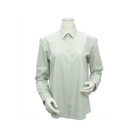 トーキョーシャツ TOKYO SHIRTS 【ECOVERO】 形態安定 レギュラー衿 長袖 レディースシャツ （グリーン）