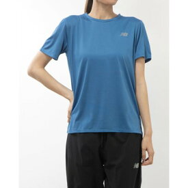 ニューバランス New Balance レディース 半袖機能Tシャツ ショートスリーブTシャツ_Sport Essentials WT41222 （ブルー）