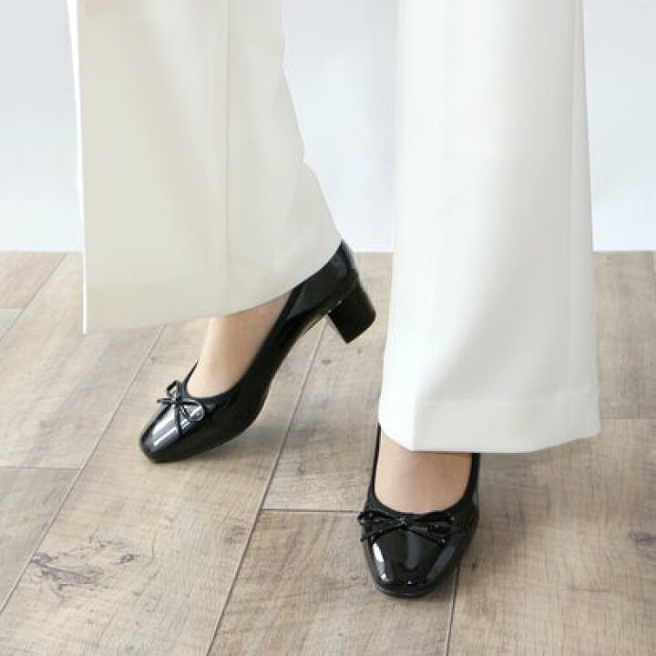 楽天市場】フィン Fin スクエアトゥバレエパンプス【低反発スポンジ 