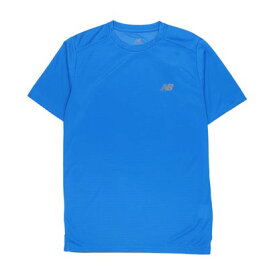 ニューバランス New Balance メンズ 陸上/ランニング 半袖Tシャツ ショートスリーブTシャツ_Sport Essentials MT41222 （ブルー）