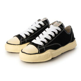 メゾン ミハラヤスヒロ Maison MIHARA YASUHIRO PETERSON LOW ローカット キャンバス スニーカー A09FW733 白 黒 シューズ メンズ レディース （Black）