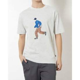 ニューバランス New Balance メンズ 半袖Tシャツ リラックス ショートスリーブTシャツ_Athletics Sport Style MT41579 （グレー）