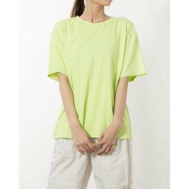 ロキシー ROXY レディース フィットネス 半袖Tシャツ DOWN TO EARTH PLUS RST241550 （グリーン）