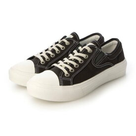 アー・ヴェ・ヴェ a.v.v シンプルキャンバス 外羽根 サイドゴムスニーカー （DGY）