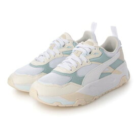 プーマ PUMA レディース スニーカー トリニティ_ 389289 （ウォーム ホワイト/プーマ ホワイト/ターコイズ サーフ）