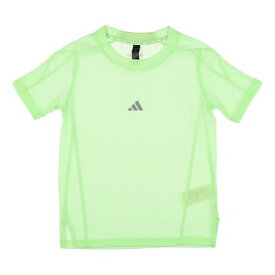 アディダス adidas ジュニア 半袖機能Tシャツ U TI Tシャツ IR6463 （セミグリーンスパーク/リフレクティブシルバー）