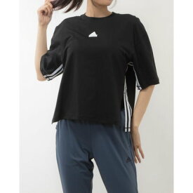 アディダス adidas レディース 半袖Tシャツ W DANC Tシャツ IN1818 （ブラック/ホワイト）