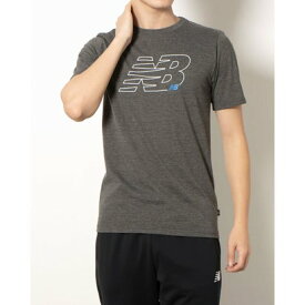 ニューバランス New Balance メンズ 半袖機能Tシャツ グラフィックショートスリーブTシャツ_Sport Essentials MT41071 （グレー）