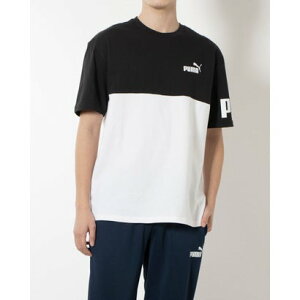 v[} PUMA Y TVc COTTON POWER SS TVc_ 681919 iPUMA BLACKj