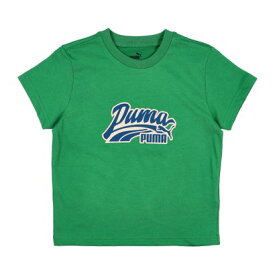 プーマ PUMA ジュニア 半袖Tシャツ ESS+ MID 90s MX SS Tシャツ_ 680549 （アーカイブ グリーン）