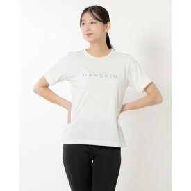 ダンスキン DANSKIN レディース フィットネス 半袖Tシャツ PRINT S/S TEE DC724107 （ジャスミンホワイト）