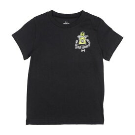 アンダーアーマー UNDER ARMOUR ジュニア 半袖機能Tシャツ UAエイリアン サッカー ショートスリーブTシャツ 1383592 （Black / / White）