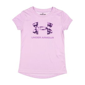 アンダーアーマー UNDER ARMOUR ジュニア 半袖機能Tシャツ UAテック プリント ビッグロゴ ショートスリーブTシャツ 1377016 （Purple Ace）