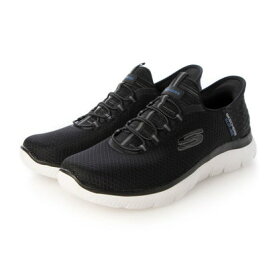 スケッチャーズ SKECHERS Slip-ins- : Summits - High Range（スリップインズ：サミッツ - ハイ レンジ）バンジーレーススニーカー ワイドフィット 232457W （ブラック）