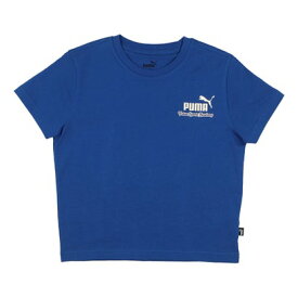 プーマ PUMA ジュニア 半袖Tシャツ ESS+ MID 90s グラフィック Tシャツ_ 681335 （コバルト グレイズ）
