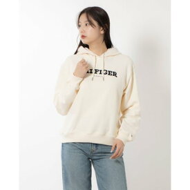 トミー ヒルフィガー TOMMY HILFIGER レギュラーモノタイプフロッキーパーカー （アイボリー）