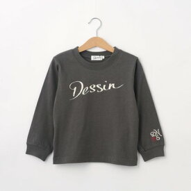デッサン Dessin 【リンクコーデ】ロゴロンT （チャコールグレー(013)）
