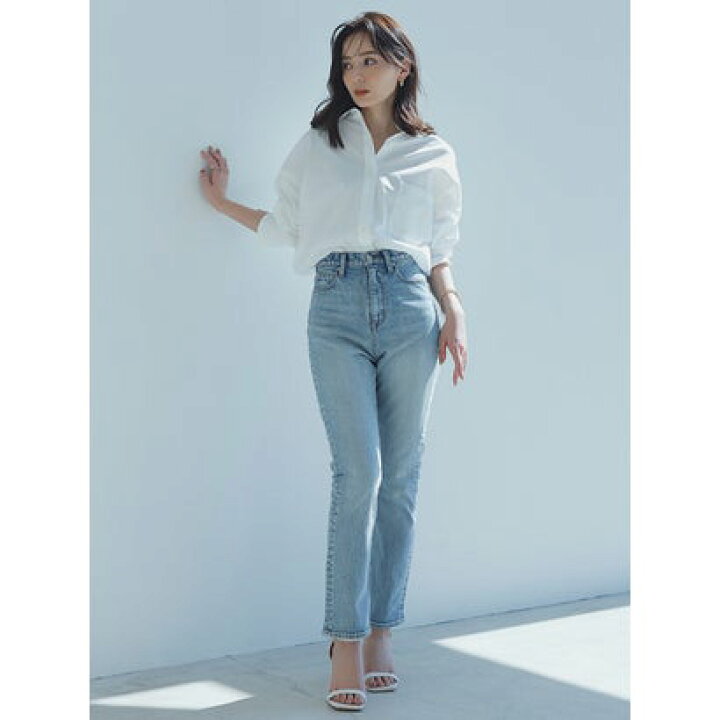 楽天市場】アニュアンス anuans Slim straight denim （LIGHT BLUE 