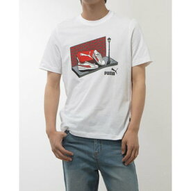 プーマ PUMA メンズ 半袖Tシャツ GRAPHICS スニーカーボックス Tシャツ_ 681164 （プーマ ホワイト）